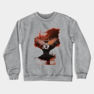 Lady on fire Crewneck Sweatshirt